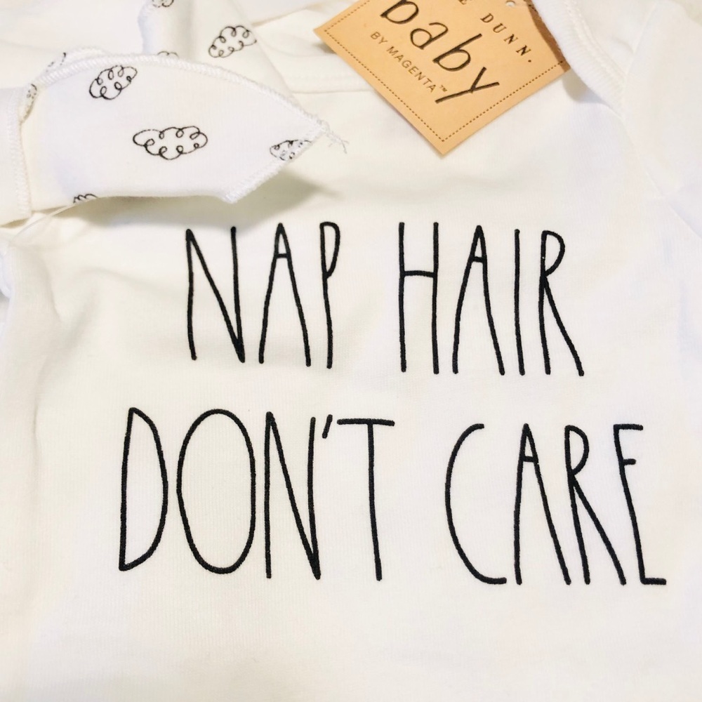 🆕Rae Dunn 3pc NAP HAIR DON’T CARE Onesie Set - Picture 3 of 5